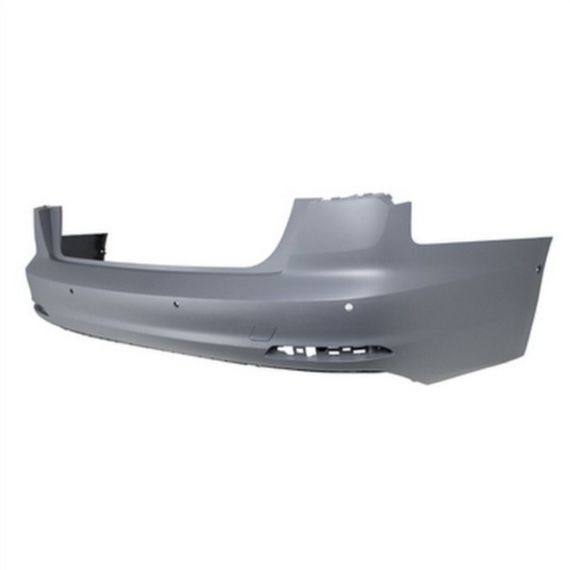 Pare-chocs arrière apprêté, avec cache crochet, trous capteurs, park assist (4 portes)