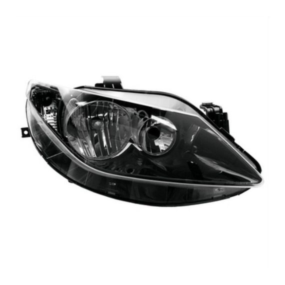 Phare électrique droit, H7+H7, noir (Moteur)