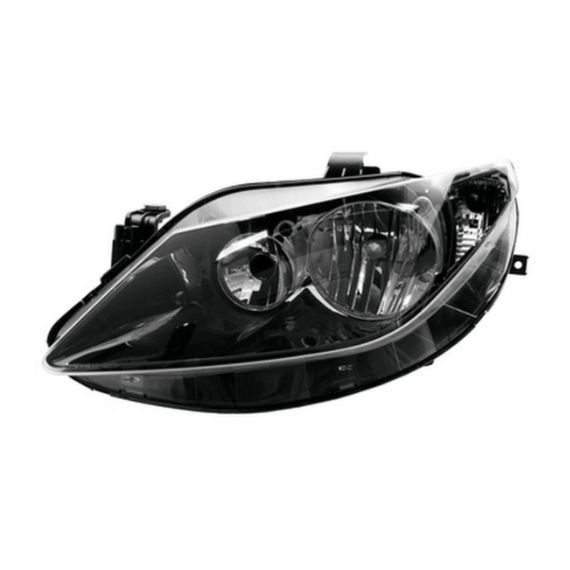 Phare électrique gauche, H7+H7, noir (Moteur)