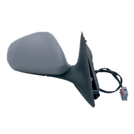 Rétroviseur droit électrique, convexe, bleu, chauffant, apprêté