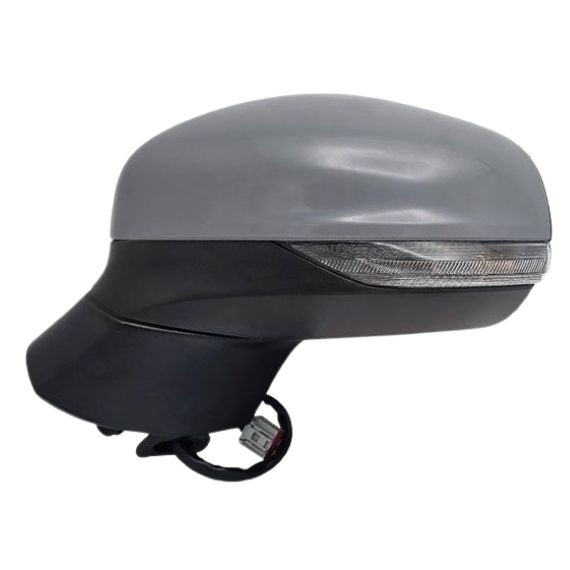 Rétroviseur électrique gauche, convexe, chauffant, apprêté, rabattable, avec feu clignotant, courtoisie (10 broches)