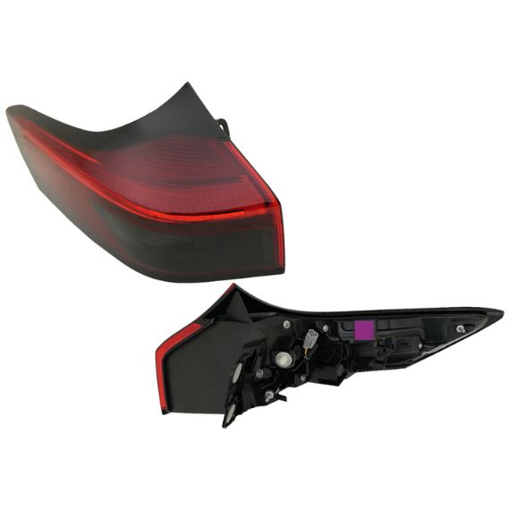 Feu arrière gauche, extérieur, LED