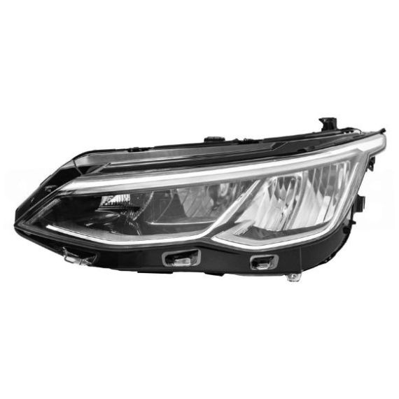 Phare électrique gauche, noir, LED (Moteur)