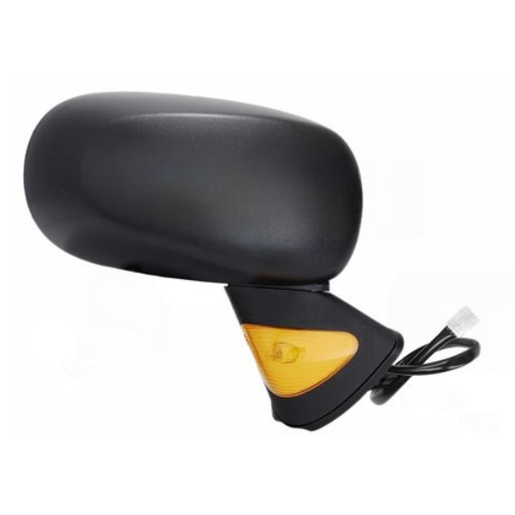 Rétroviseur électrique droit, convexe, chauffant, avec feu clignotant, sonde (orange) (9 broches)