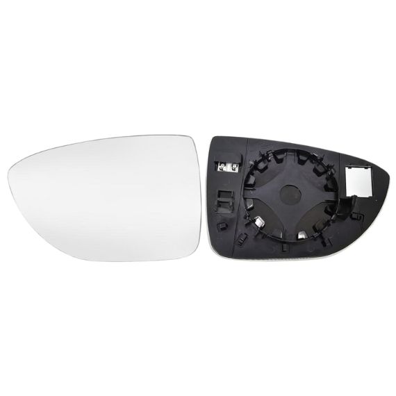 Glace + support rétroviseur gauche, convexe, chauffant