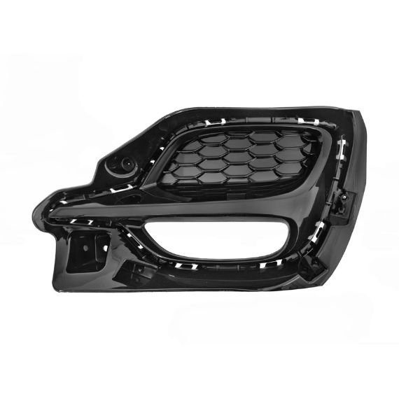 Grille pare-chocs arrière gauche, noire, trou catadioptre