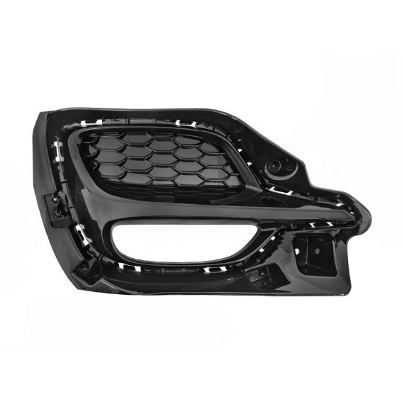 Grille pare-chocs arrière droit, noire, trou catadioptre