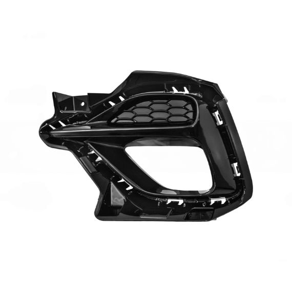 Grille pare-chocs avant gauche, noire, trous antibrouillard