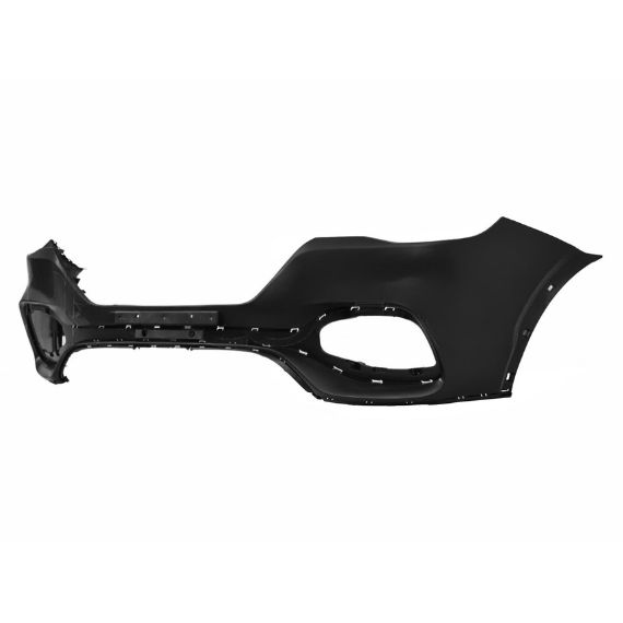 Pare-chocs avant noir, avec cache-crochet