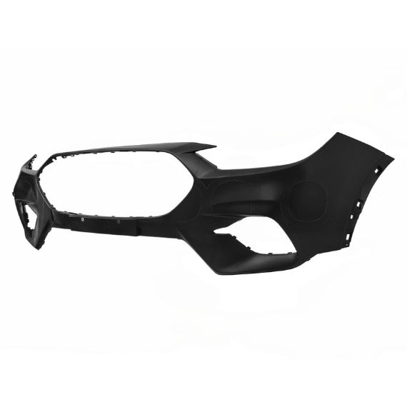 Pare-chocs avant, noir, trous antibrouillard