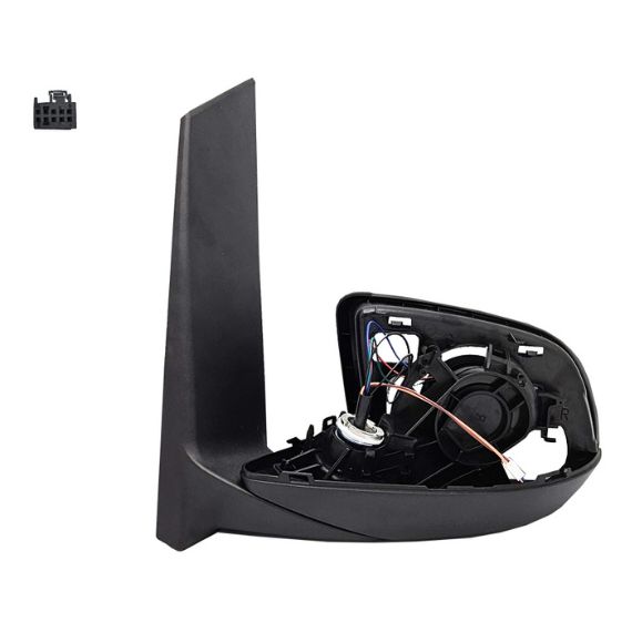 Corps rétroviseur électrique gauche, chauffant (7 broches)