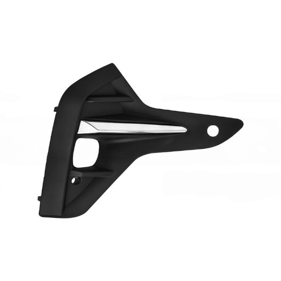 Grille pare-chocs avant droit, noire, trous feux antibrouillard, trous capteurs