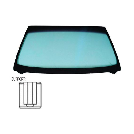 Pare-brise acoustique vert