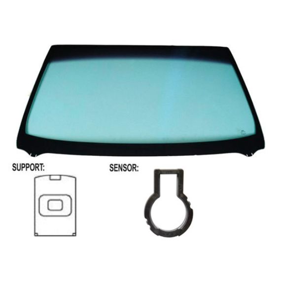Pare-brise vert, capteur pluie/lumière