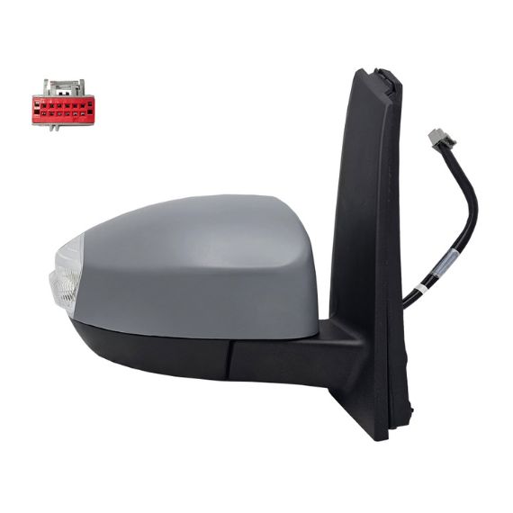 Rétroviseur électrique droit, convexe, chauffant, apprêté, avec feu clignotant, sonde (8 broches)