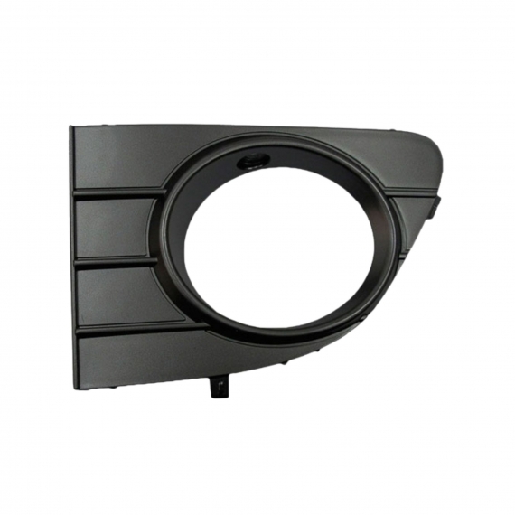 Grille inférieure pare-chocs avant gauche, noir brillant, trous antibrouillards