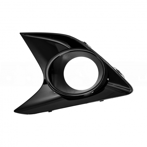 Grille pare-chocs avant gauche, noire, trou feu antibrouillard