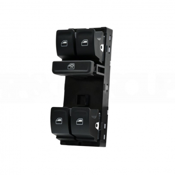 Panneau 4 interrupteurs, lève-vitre avant gauche, noir (10 broches)