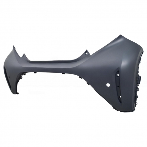 Pare-chocs arrière apprêté, trous capteurs