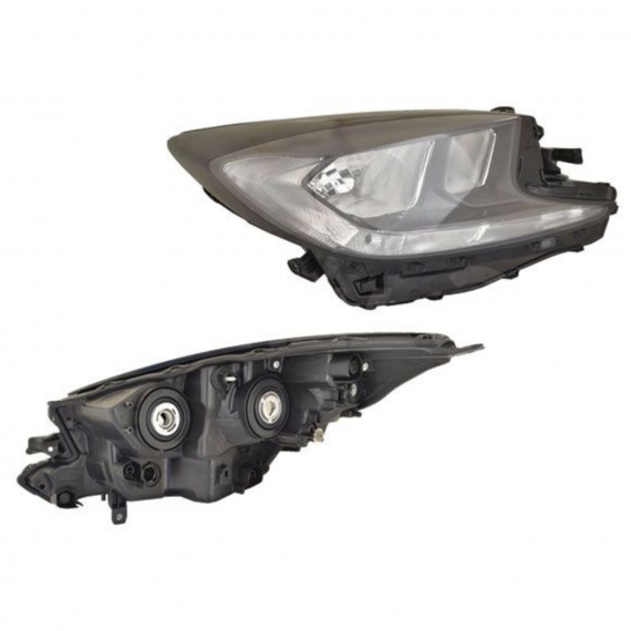 Phare électrique droit, LED, H11+HB3