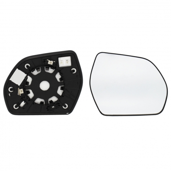 Glace + support rétroviseur droit, convexe, chauffant (2 broches)