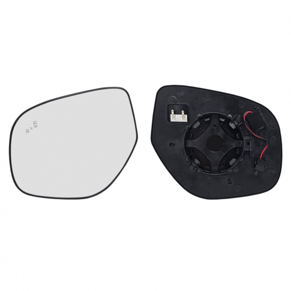 Glace + support rétroviseur gauche, convexe, chauffant, side (2 broches)