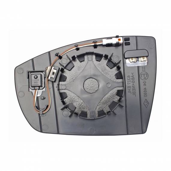 Glace + support rétroviseur droit, convexe, chauffant, side