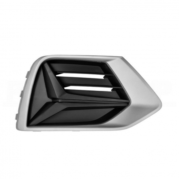 Grille gauche pare-chocs avant, noir granulé