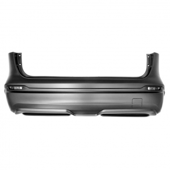 Pare-chocs arrière apprêté, trous de moulure