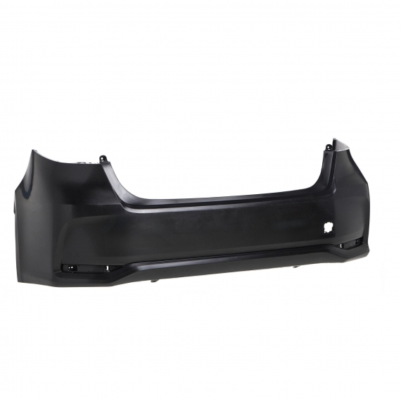 Pare-chocs arrière noir, avec marquage intérieur capteurs (Mod.Sedan)