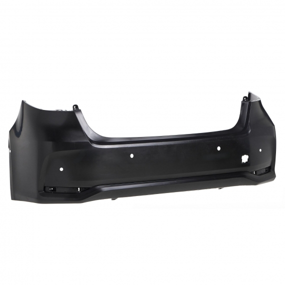 Pare-chocs arrière noir, 6 trous capteurs (Mod.Sedan)