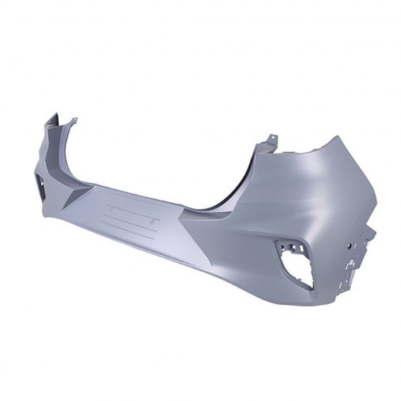 Pare-chocs arrière non apprêté, 2 trous pour capteurs