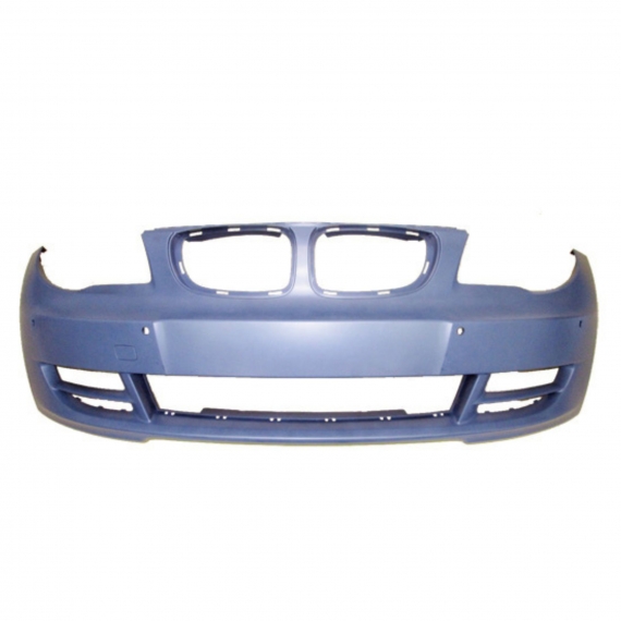 Pare-chocs avant apprêté, trous pour capteurs, cache crochet de remorquage