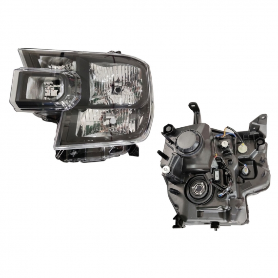 Phare manuel et électrique gauche, H7+HB3