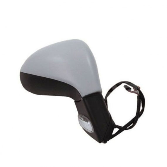 Rétroviseur droit électrique, chauffant, rabattable à peindre + feu + sonde