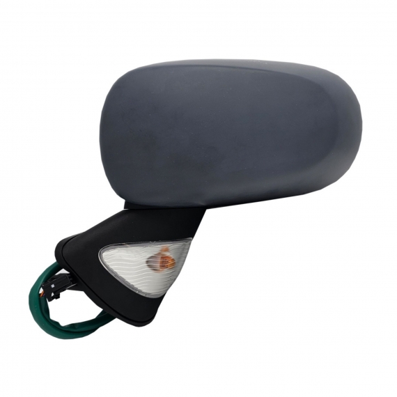 Rétroviseur électrique gauche, asphérique, chauffant, apprêté, avec feu clignotant (7 broches)