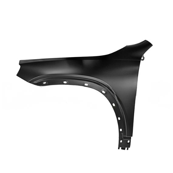 Aile avant gauche, trous moulure