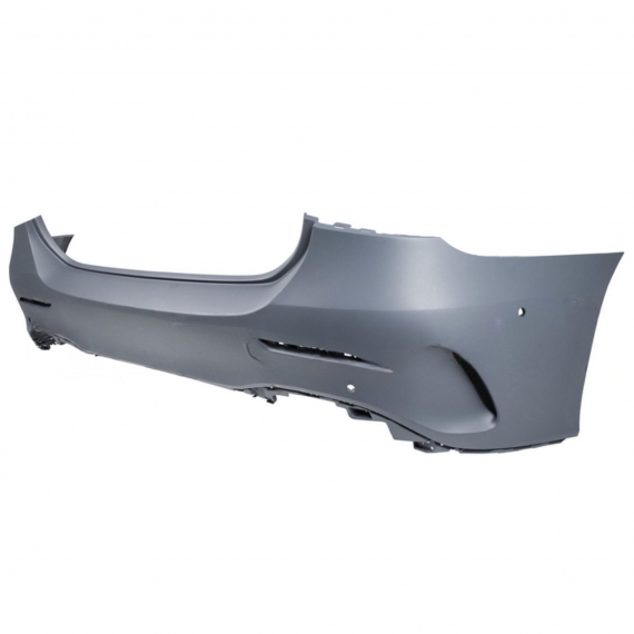 Pare-chocs arrière avec cache crochet, avec trous pour capteurs, park assist (Mod AMG)