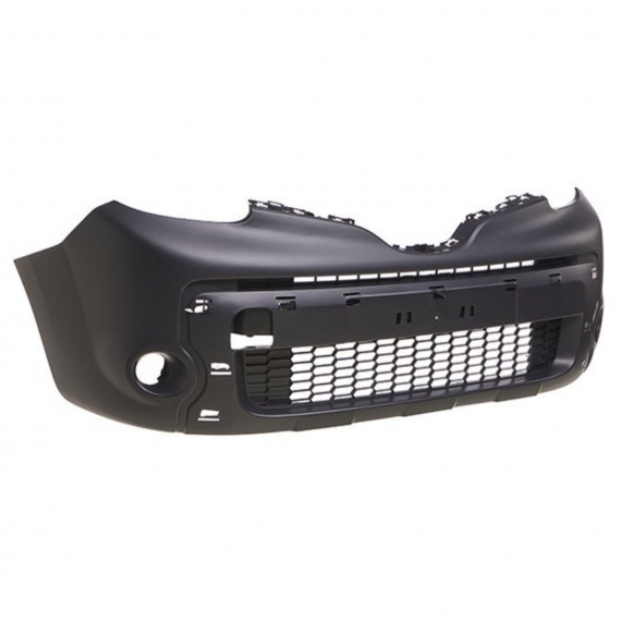 Pare-chocs avant noir, avec trous antibrouillards, avec trous moulures