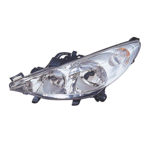 Phare électrique gauche, H1+H7, chromé (Moteur)