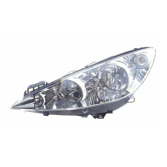 Phare électrique gauche, H1+H7, feu de jour