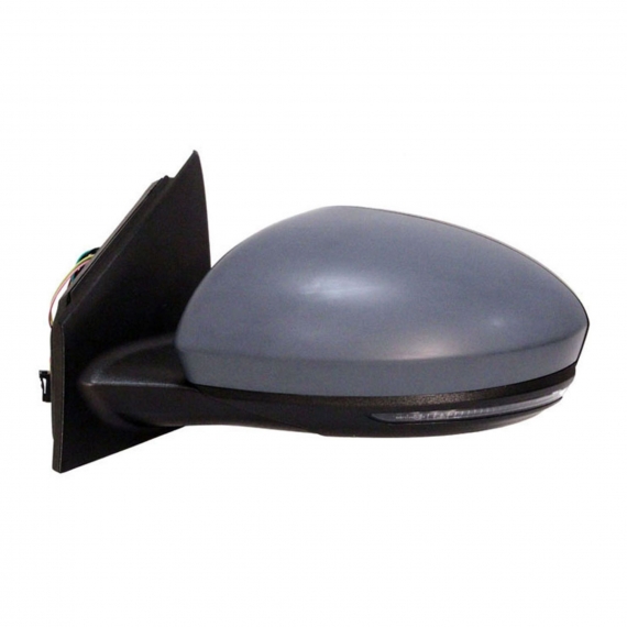 Rétroviseur électrique gauche, apprêté, asphérique, chauffant, rabattable, avec feu clignotant, courtoisie (11 broches)