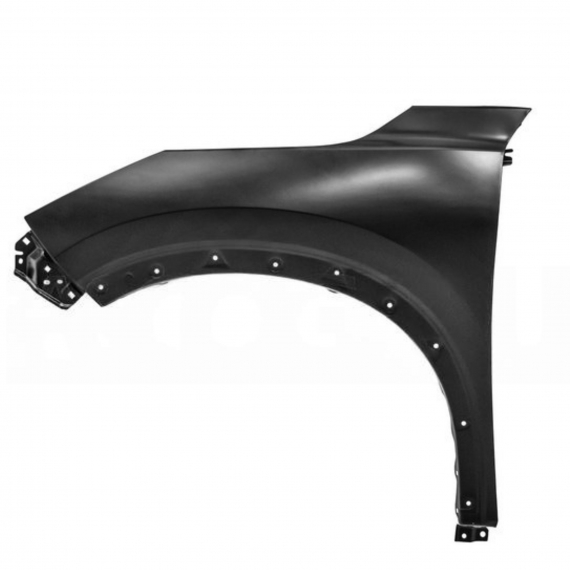 Aile avant gauche, trous pour l´elargisseur