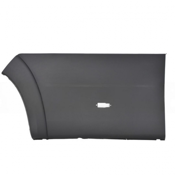 Moulure aile arrière gauche, grise, avec clips, avec trou pour feu position