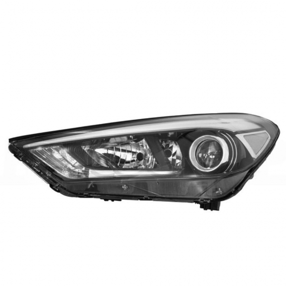 Phare avant gauche LED+H7+H7+H7+H7 (moteur)