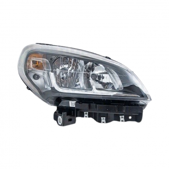 Phare électrique gauche, noir, H7+H7 (MAGNETI MARELLI)