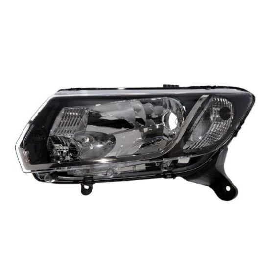 Phare gauche, noir, H4 (VALEO)