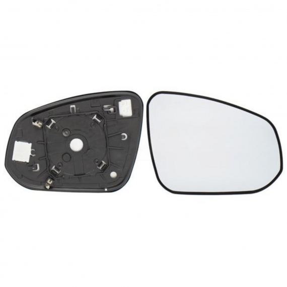 Glace + support rétroviseur droit, convexe, chauffant (2 broches)