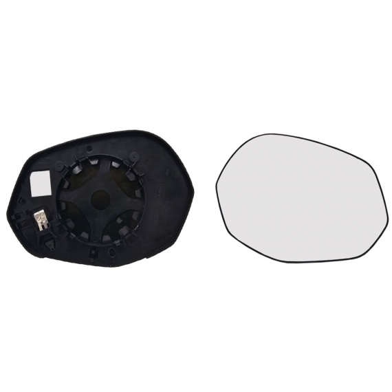 Glace + support rétroviseur droit, convexe, chauffant (2 broches)