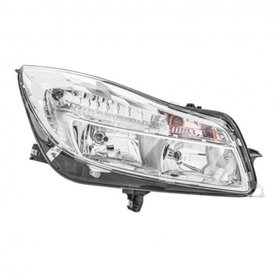 Phare électrique droit, H7+H1 (HELLA)